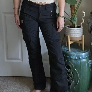 Fjallraven Black Nikka Trousers Size 29